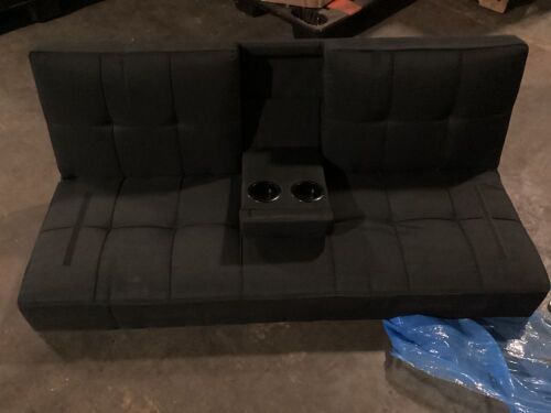 Futon Couch - Missing Hardware for Legs  - Lot 773