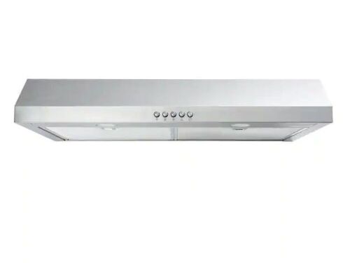 Vissani 30 in. W Convertible Under Cabinet Range Hood with Charcoal Filter in Stainless Steel - Lot 134