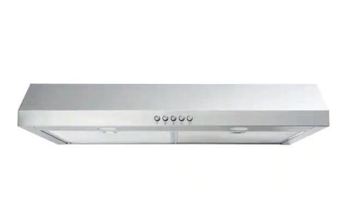Vissani 30 in. W Convertible Under Cabinet Range Hood with Charcoal Filter in Stainless Steel - Lot 97