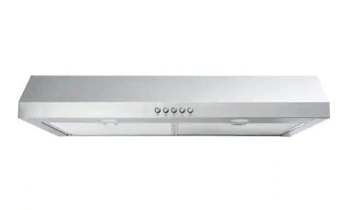 Vissani 30 in. W Convertible Under Cabinet Range Hood with Charcoal Filter in Stainless Steel - Missing Hardware  - Lot 598