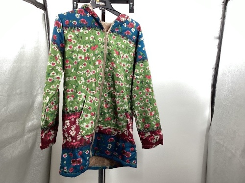 Fax Fur Lined Coat, Ladies, Size Unlabeled, Possibly 2X - Lot 206