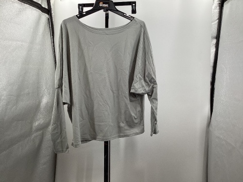 Women's Gray Long Sleeve Tee, 2X - Lot 256