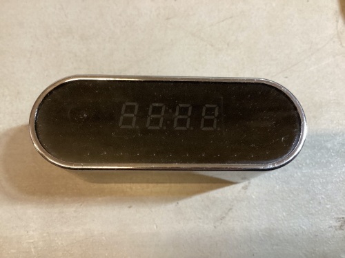 HD WiFi Clock Camera, Missing Cable - Lot 358