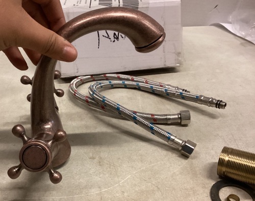 Rozin Antique Copper Color 2 Knobs Faucet - Lot 150