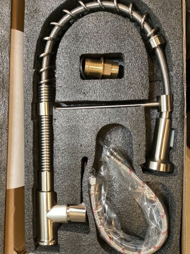 Spring Kitchen Faucet, Swivel Spout, Pull-Out Sprayer - Lot 446
