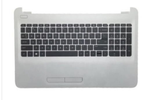 HP 15 AY041WM Palmrest w/ Touchpad and Keyboard, Silver - Lot 499