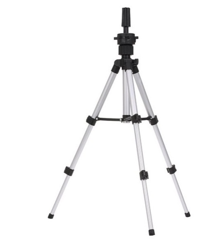 Mini Adjustable Cosmetology Tripod Wig Stand - Lot 504
