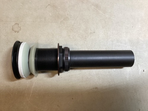 Bathroom Faucet Drain Stopper w/ Overflow - Lot 407