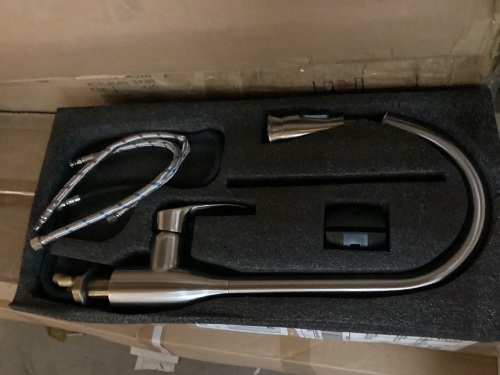 High Arc Kitchen Faucet w/ Pull Down Sprayer - Lot 517