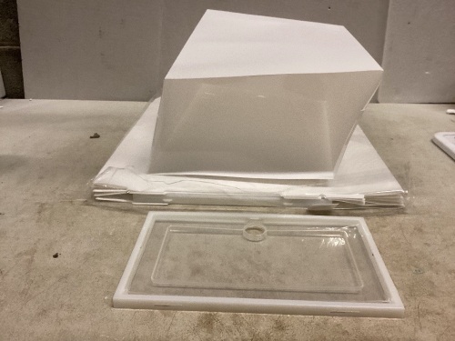 Set of 12 Clear Foldable Plastic Shoe Boxes Organizer - Lot 688