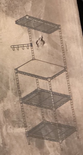 Yontree Steel Rack Kitchen Storage, May Be Missing Hardware - Lot 656