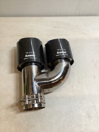 Akrapovic Exhaust Tip Double End Pipe - Lot 841