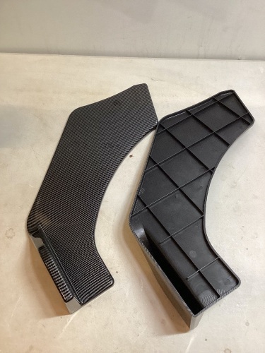 Universal Front Bumper Lip, Black - Lot 819