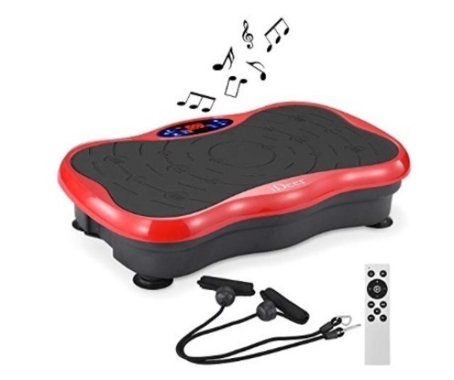 IDEER LIFE Vibration Platform Exercise Machine, Red - Lot 585