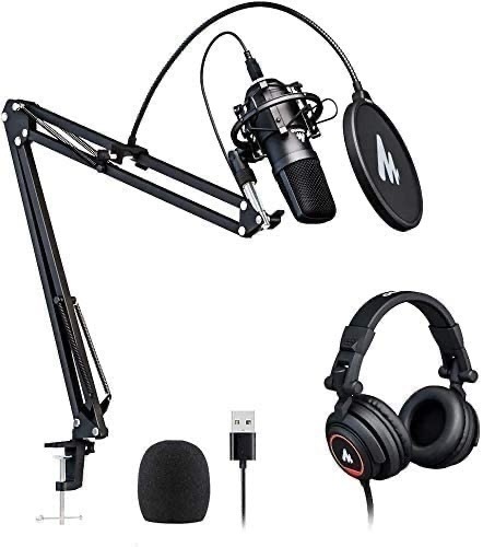 Maono Microphone with Studio Headphone Set - Lot 9