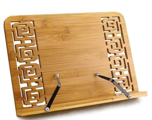 Bamboo Hands Free Book Holder Stand - Lot 71