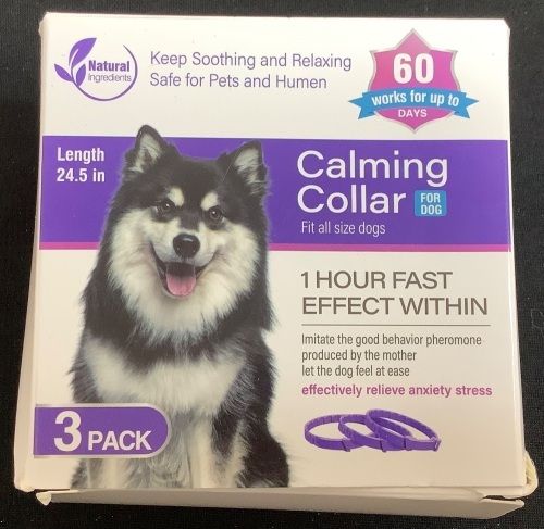 3 Pack Calming Collars for Pets - Lot 220