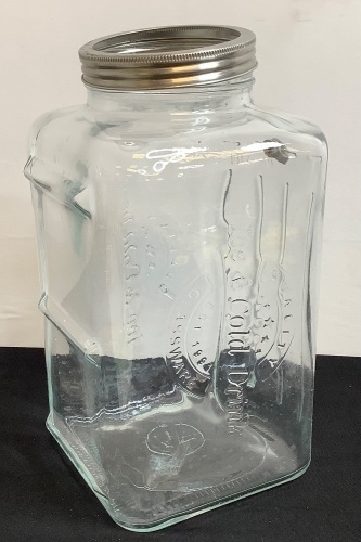 Glass Container w/ Side Hole Rubber Plug - Lot 257