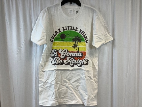 Every Little Thing Is Gonna Be Alright Shirt, Mens S - Lot 271