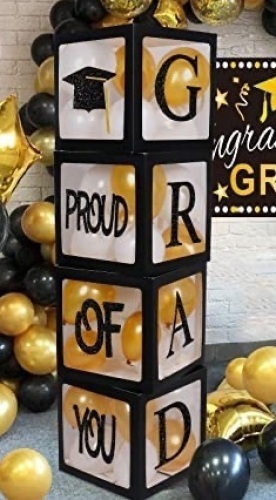 Graduation Decorations Balloon Boxes - Lot 399