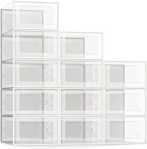 SEE SPRING 12 Pack Shoe Storage Boxes - Lot 459