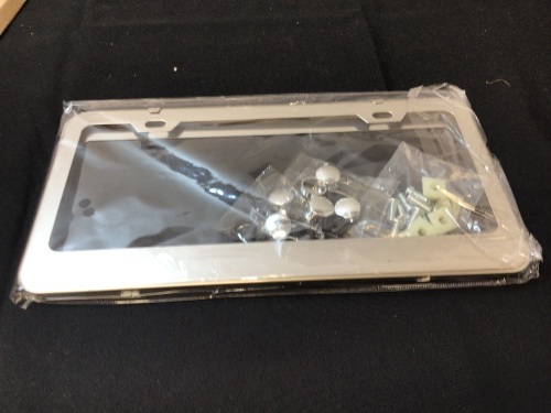 Chrome License Plate Frames - Lot 460