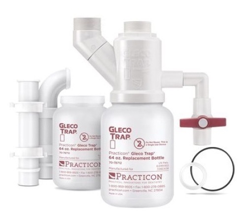 Practicon Gleco Trap 64 oz. Plaster Trap System - Lot 508