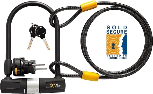 Via Velo Heavy Duty Bicycle U-Lock,14mm Shackle and 10mm x1.8m Cable - Lot 452