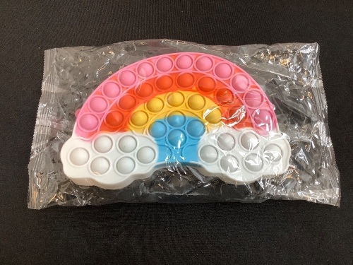 Rainbow Cloud Pop Purse, 8" - Lot 280