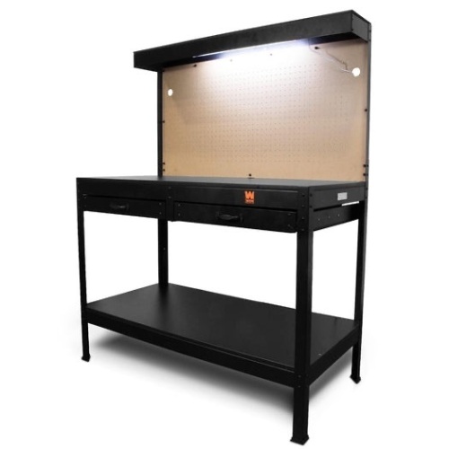 48-Inch Workbench with Power Outlets and Light - Lot 171
