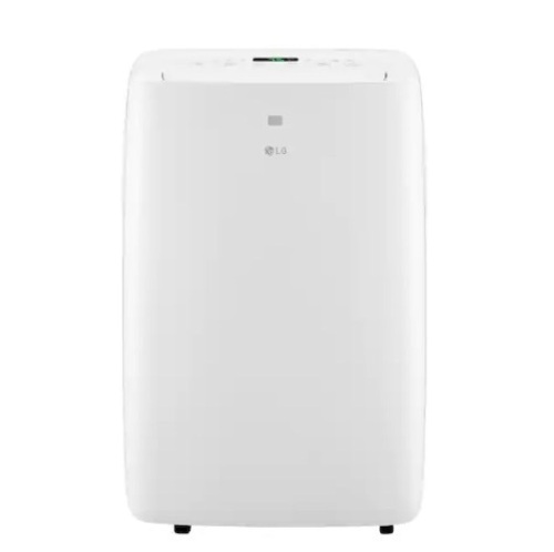 LG Electronics 6,000 BTU (DOE) 115-Volt Portable Air Conditioner LP0621WSR Cools 250 Sq. Ft. with Dehumidifier Function and LCD Remote - Lot 180