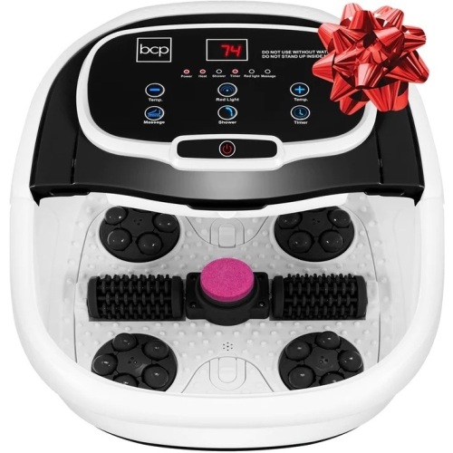 Automatic Heated Shiatsu Massage Foot Bath Spa w/ Pumice Stone - Lot 7780