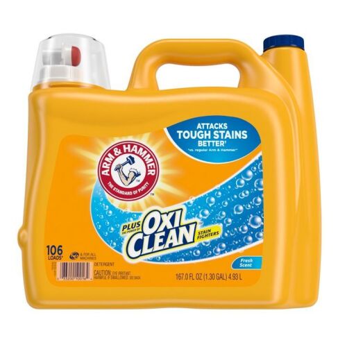 Arm & Hammer Plus OxiClean Fresh Scent Liquid Laundry Detergent - Lot 62