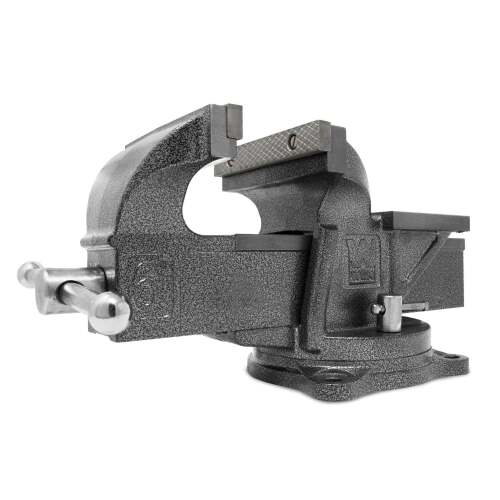 WEN BV456 6-Inch Heavy Duty Cast Iron Bench Vise with Swivel Base - Lot 122