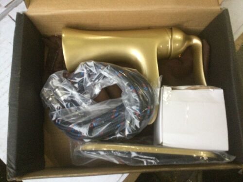 Lot of (4) Brushed Gold Single Handle Bathroom Faucet - Lot 140