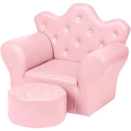 JOYMOR Kids Upholstered Princess Sofa - Lot 149
