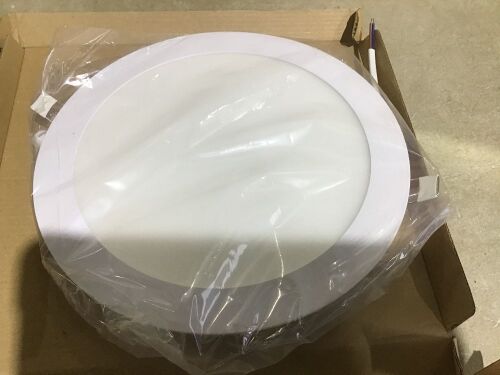 Lot of (14) Round LED Panel Lights - Lot 398
