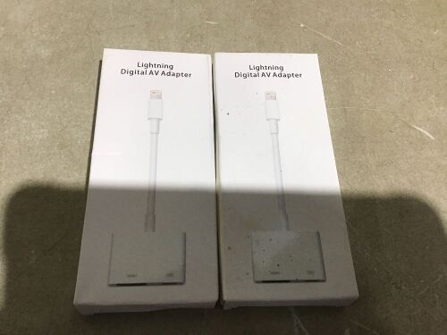 Lot of (2) Lightning Digital AV Adapter - Lot 714