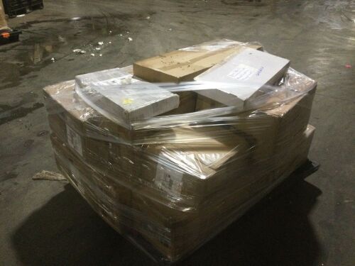 Salvage Pallet of Shower Panels and Faucets - Items Will Be Broken and Incomplete, Water Damage - Lot 889