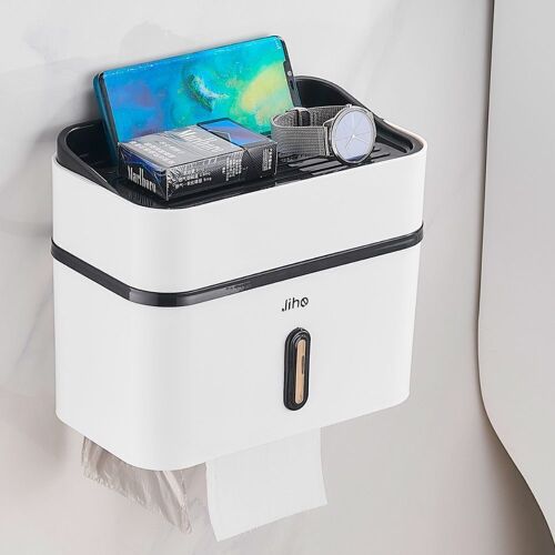 Lot of (2) Wall Mounted Bathroom Paper Towel Tissue Dispensers - Lot 749
