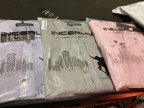 Lot of (3) Incerun Men's Shirts, 3XL - Lot 1108