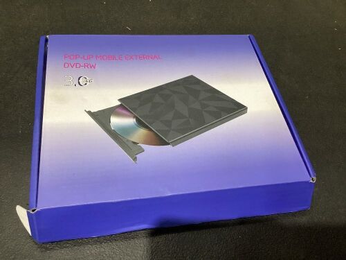 USB3.0 External CD DVD Player  - Lot 805