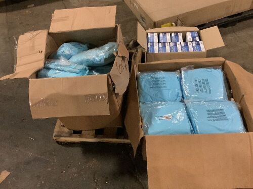 Large Lot of PPE - Disposable Gowns and Latex Gloves - Lot 360