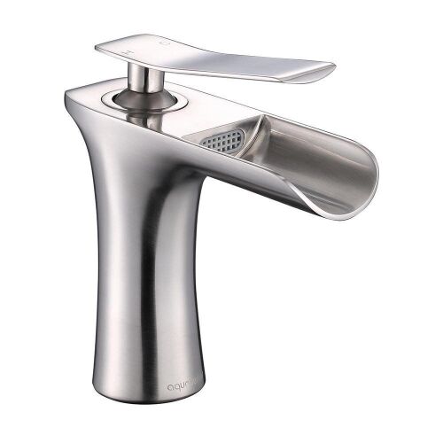 Single Handle Bathroom Faucet Waterfall Spout w/ 10" Cover Plate  - Lot 948