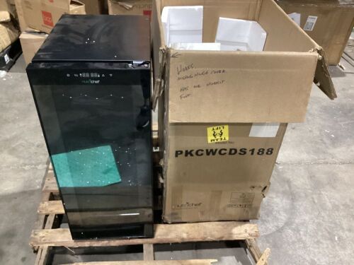 Nutrichef 18 Bottle Wine Cooler - Missing Hing Cover, Has One Incorrect Foot  - Lot 164