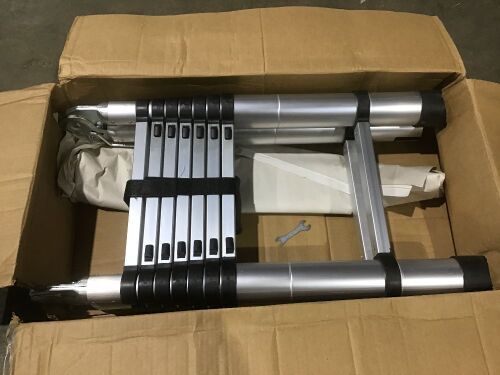 Telescopic Folding Ladder  - Lot 154