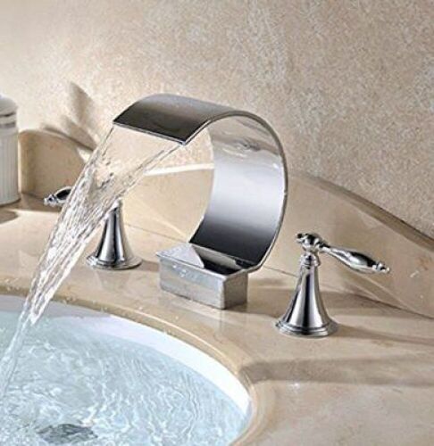 Widespread Waterfall Sink Faucet  - Lot 673
