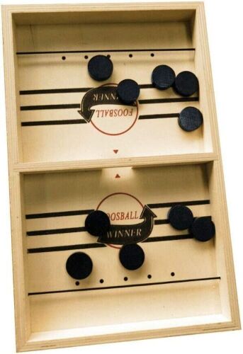 The Frantic Fast-Paced Flying Puck Game Table Foosball  - Lot 386