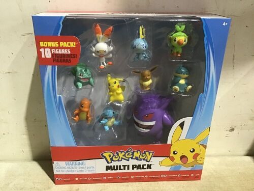 Case of (4) Pokemon Battle Figures 10 Pack - Lot 732