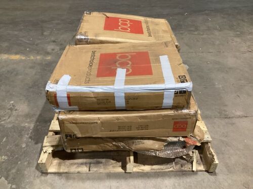 Lot of (6) Utility Wagon Cart w/ Folding Design, 2 Cup Holders, Removable Canopy - Lot 227